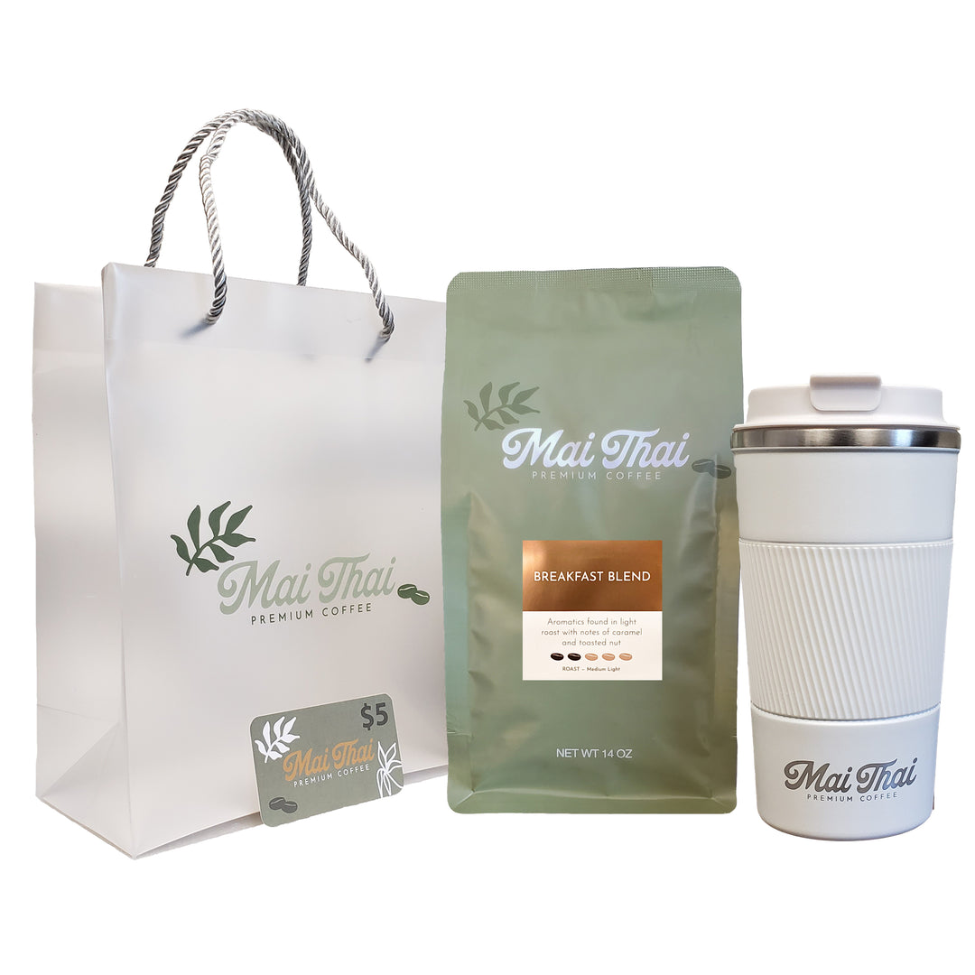 Gift Bag with Stylish Silicon Sleeve Travel Mug